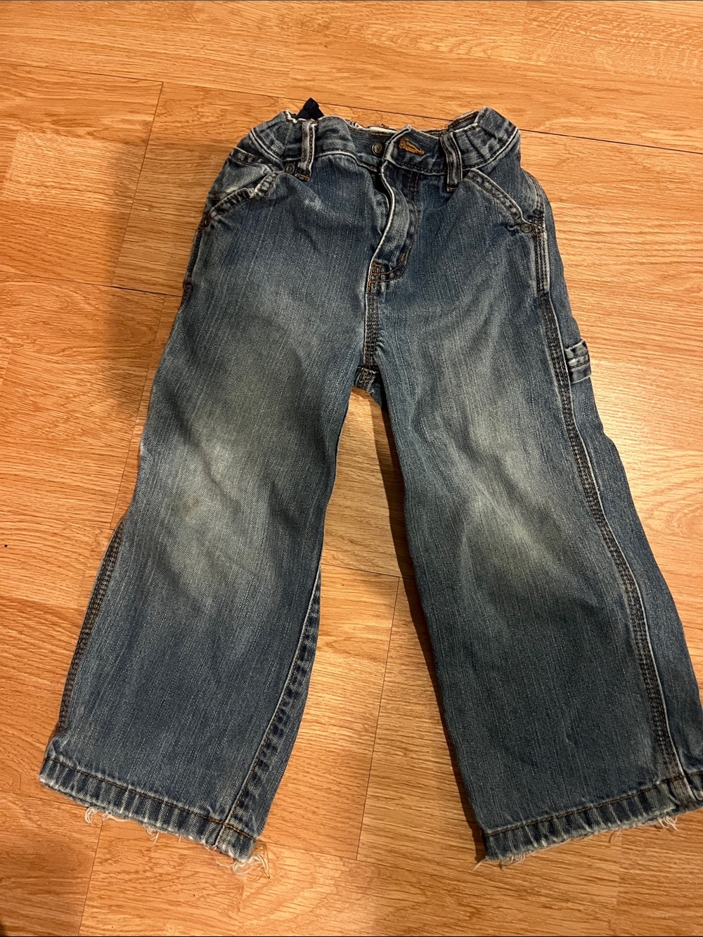 Place Kids Faded Blue Straight-Leg Denim Jeans